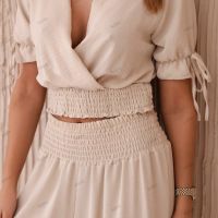Дамски комплект панталон от две части и блуза, 4цвята , снимка 12 - Комплекти - 45629043
