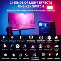 Ново RGB LED Видео Осветление с Мощна Батерия и 24 Ефекти, снимка 3 - Чанти, стативи, аксесоари - 45197962