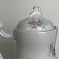 Страхотен порцеланов чайник, Baudour Fuisseaux произведен преди 1918 година. , снимка 4 - Антикварни и старинни предмети - 45509113