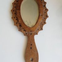 Огледало ръчно 25,5 см, ретро, снимка 2 - Антикварни и старинни предмети - 45902100