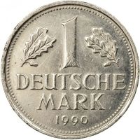 1 Марк (Германия) - 1990год., снимка 1 - Нумизматика и бонистика - 45132093