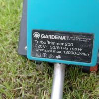 Електрически тример за трева GARDENA 190 W, снимка 3 - Градинска техника - 45701170