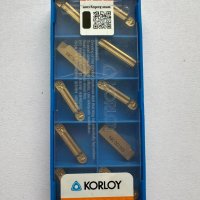 Комплект 10 броя стругарски пластини KORLOY MGMN400-М, снимка 1 - Други инструменти - 45539391
