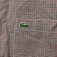 Риза Lacoste - Regular Fit XXL (бяло, зелено и синьо), снимка 8 - Ризи - 44996004