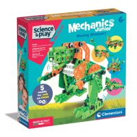CLEMENTONI Science Play Mechanics Junior Конструктор Динозаври 130ч. 75061, снимка 1 - Игри и пъзели - 45876617