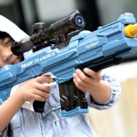 Акомулаторна водна пушка с оптика за деца и възрастни СТРЕЛБА 10 МЕТРА "", снимка 6 - Други - 45795324