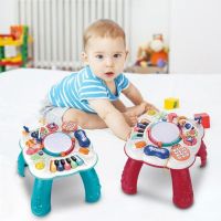Интерактивна бебешка, музикална масичка с игри. Възраст: 1-3 години. Функции - светлини и звуци. Бут, снимка 5 - Музикални играчки - 45688405