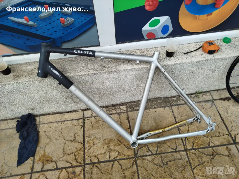 28 цола алуминиева рамка за велосипед колело,пилени заварки , снимка 1