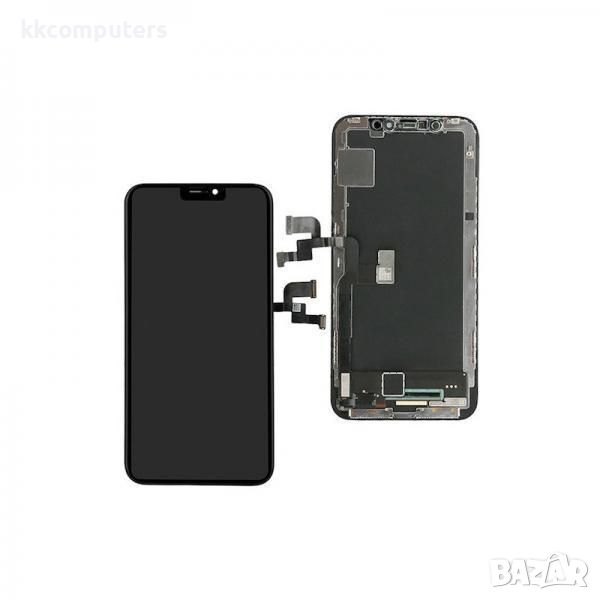 INCELL LCD Дисплей за iPhone X 5.8 + Тъч скрийн / Черен / Баркод : 483563, снимка 1