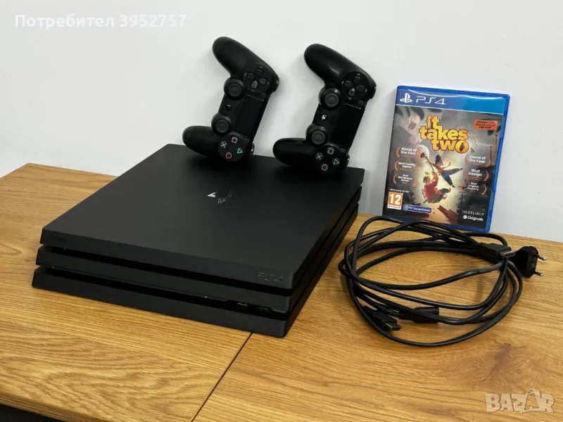 PlayStation 4 PRO 1TB + 2 Джойстика + It Takes Two Игра Плейстейшън 4 ПРО, снимка 1