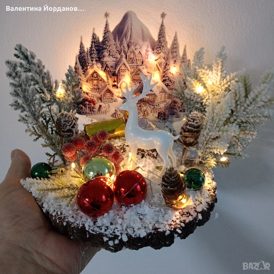 коледни декорации светещи , снимка 1