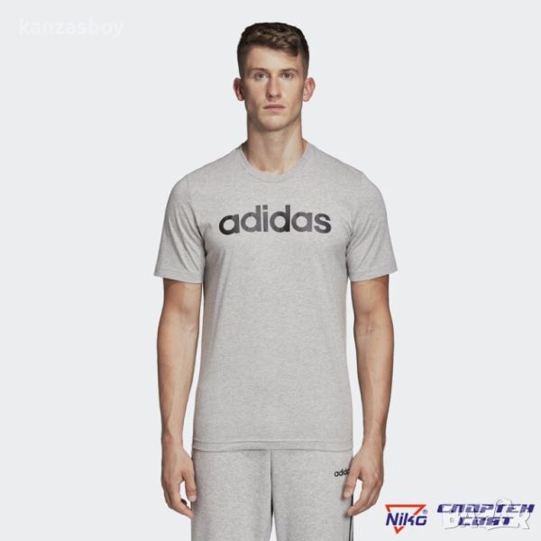 Adidas Essentials Linear Tee  - страхотна мъжка тениска Л, снимка 1