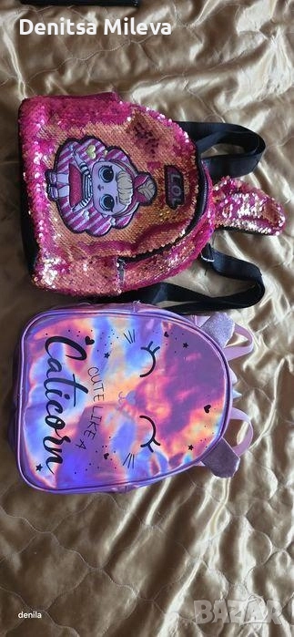 детски раници за момиче розов/лилав, снимка 1