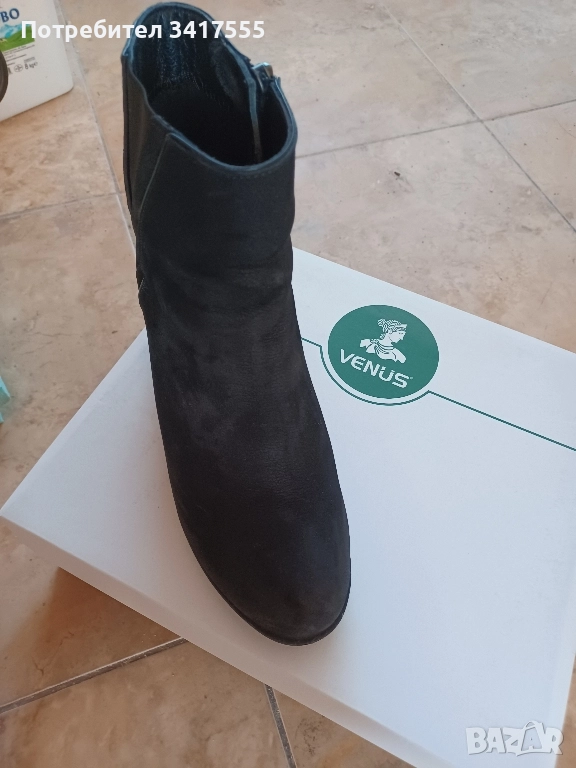 Дамски боти естествена кожа, снимка 1