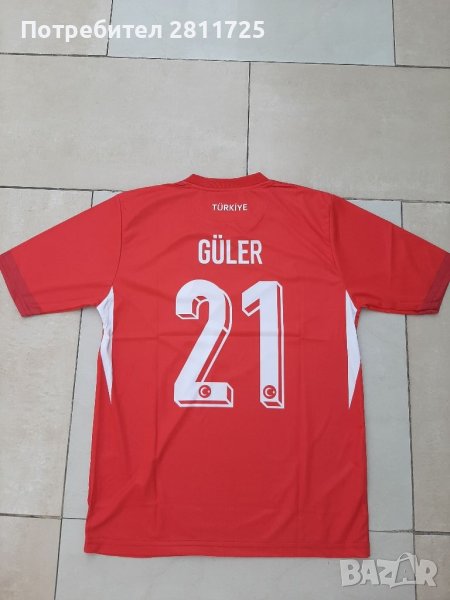 Тениска Турция Евро 2024 - Арда Гюлер, снимка 1