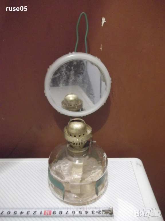 Лампа газена с отражател без шише, снимка 1