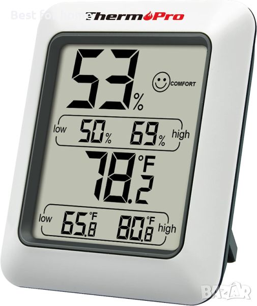 Професионален термометър - хигрометър ThermoPro TP50, снимка 1