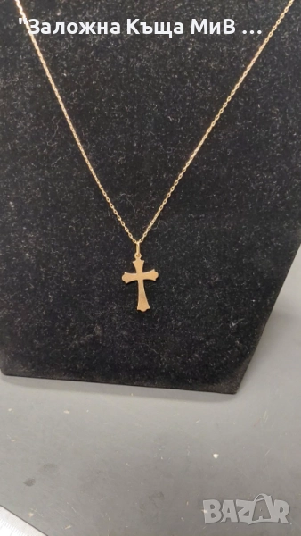 Златно Колие с Кръстче 4.83гр, снимка 1