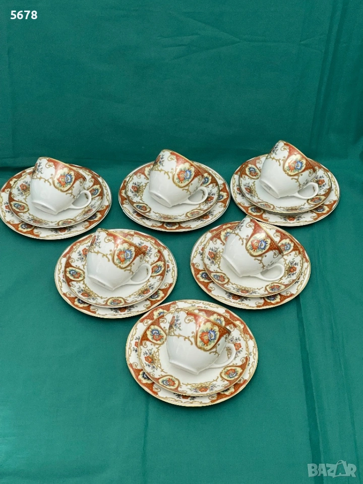 Чешки сервиз за чай, снимка 1