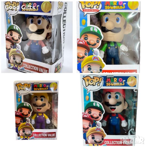 Funko Pop Фигурки Супер Марио Super Mario и Луйджи, снимка 1