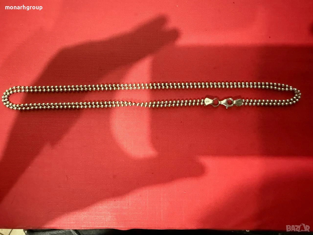 Сребърен ланец /925/, снимка 1