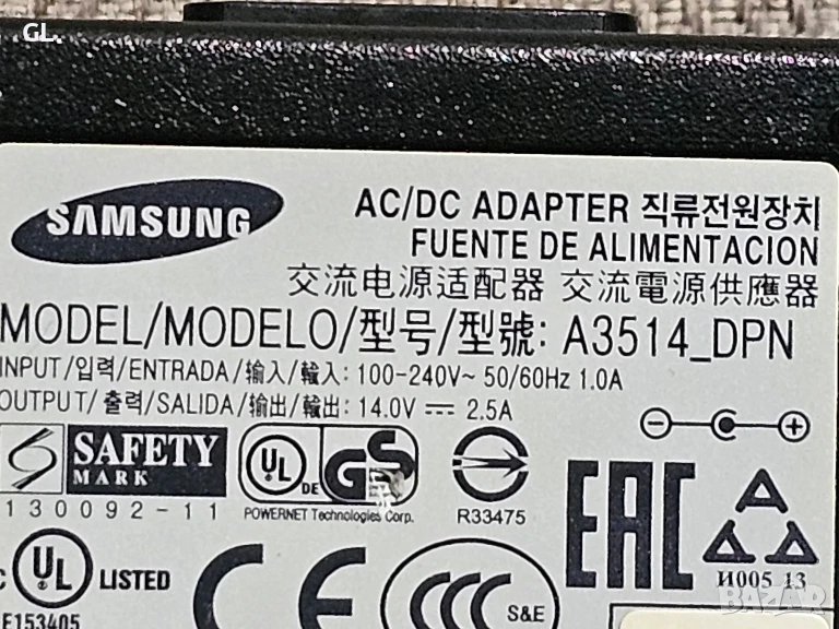Адаптер Samsung A3514-FPN 14V 2.5A 100-240V, захранване за SAMSUNG

, снимка 1