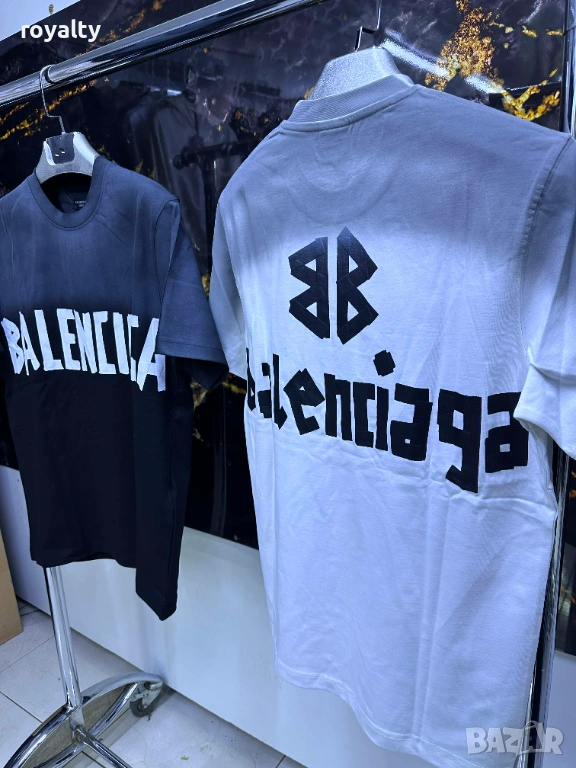 Balenciaga Мъжка Нова Тениска Два Цвята Реални Снимки , снимка 1