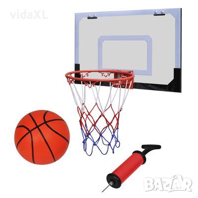 Мини баскетболен кош за закрито в комплект с топка и помпа(SKU:90499, снимка 1