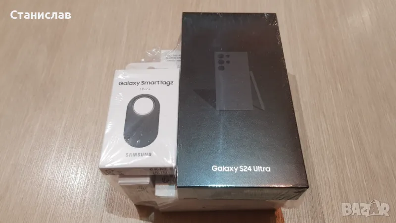 НЕРАЗПЕЧАТАН! Samsung Galaxy S24 Ultra 1TB Titanium Black с много бонуси и 3 протектора Spigen, снимка 1