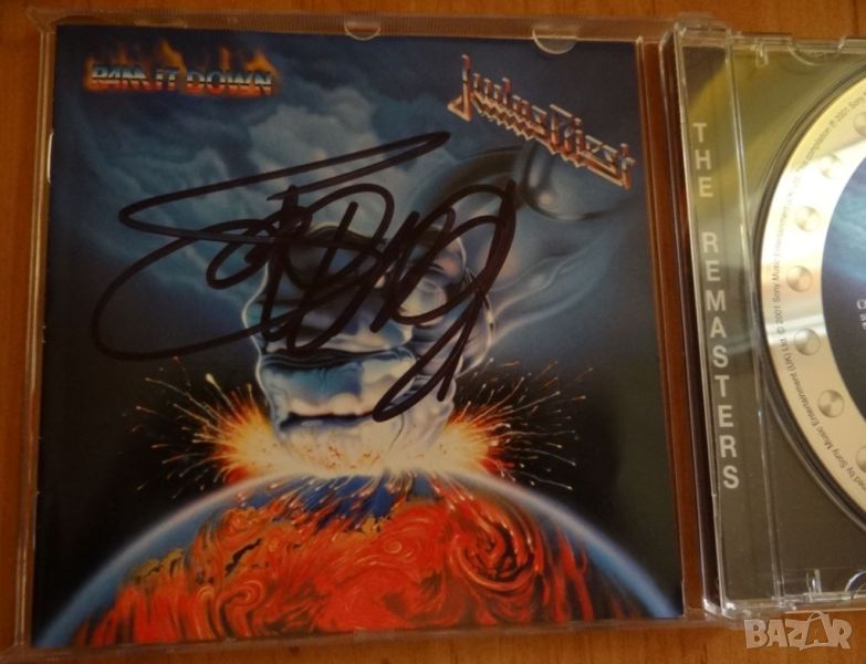 Judas Priest - Ram It Down CD with Rob Halford autograph, снимка 1