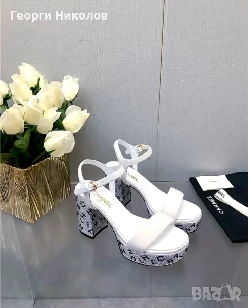 Дамски сандали Шанел , снимка 1