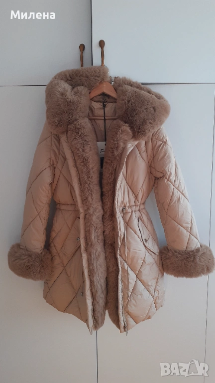 НОВО дамско яке тип парка, размер L, снимка 1