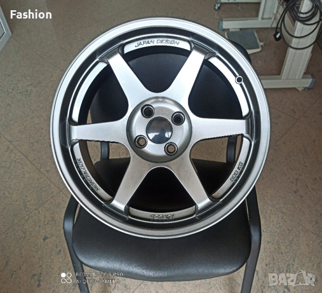 17'"джанти Volk Racing TE37 style 4x100 j-7.5 ET35 BMW E30 golf 1/2/3, снимка 1