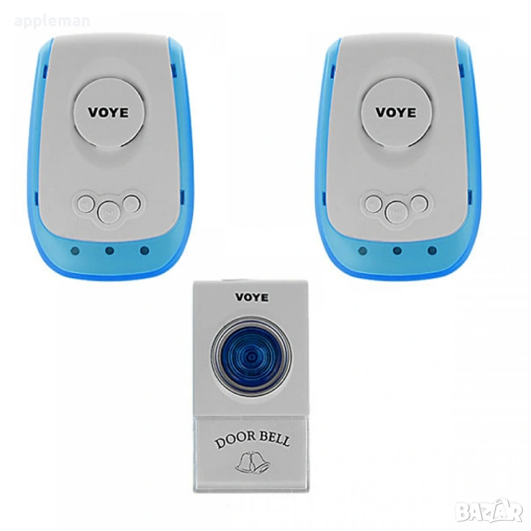 Безжичен звънец VOYE - два приемника смарт, снимка 1