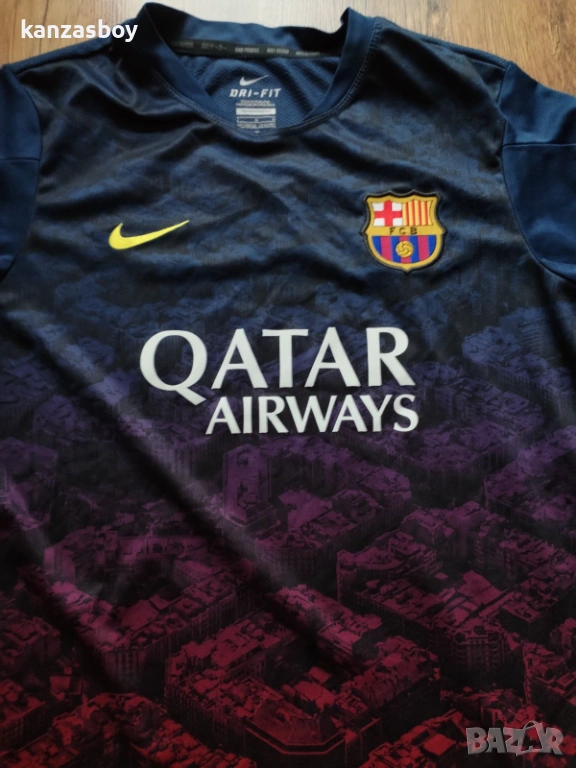 Nike Barcelona Training Jersey Football Shirt - юношеска футболна тениска 147-158см., снимка 1