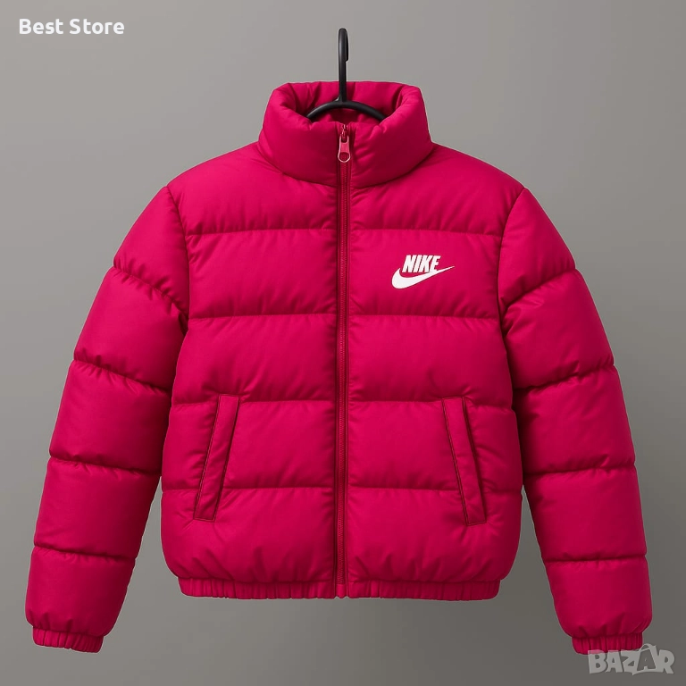 Nike Червено Зимно Дамско Яке Найк , снимка 1