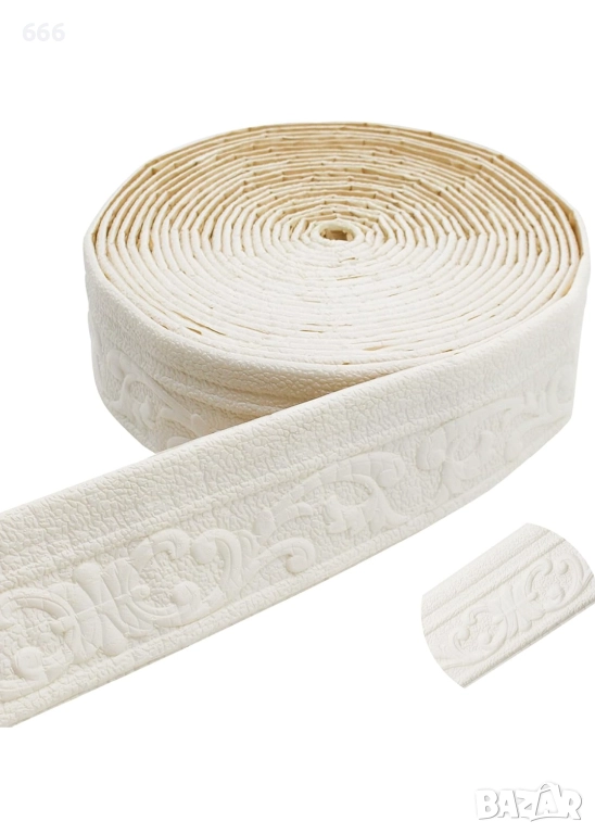 Самозалепваща се бяла рамка, снимка 1