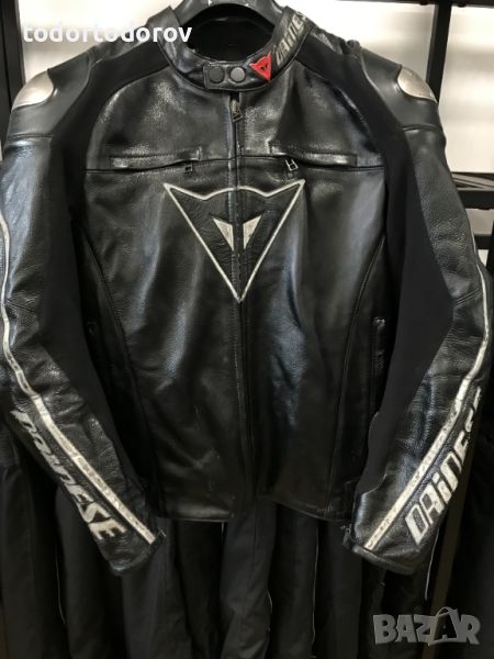 Кожено яке за мотор DAINESE AVRO D1 размер 50-M,оригинално,гърбица, снимка 1