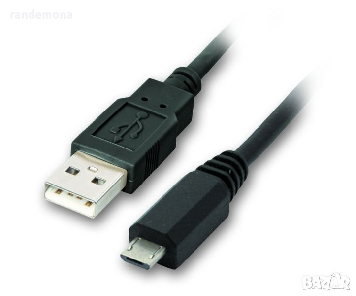 Кабел USB 2.0 AM / Micro USB M 2.5A-1m, снимка 1