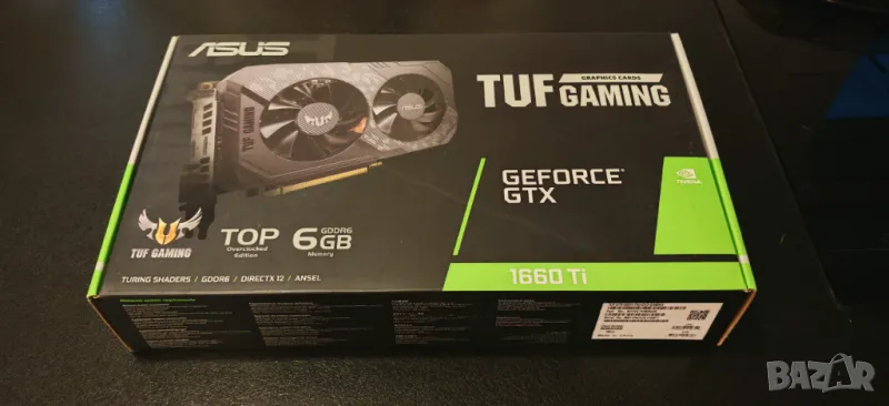 Продавам Перфектна Видео Карта Asus TUF Gaming GTX 1660TI 6Gb GDDR6X, снимка 1