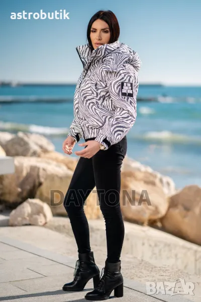 Късо яке с естествен гъши пух- супер топло и леко!, снимка 1