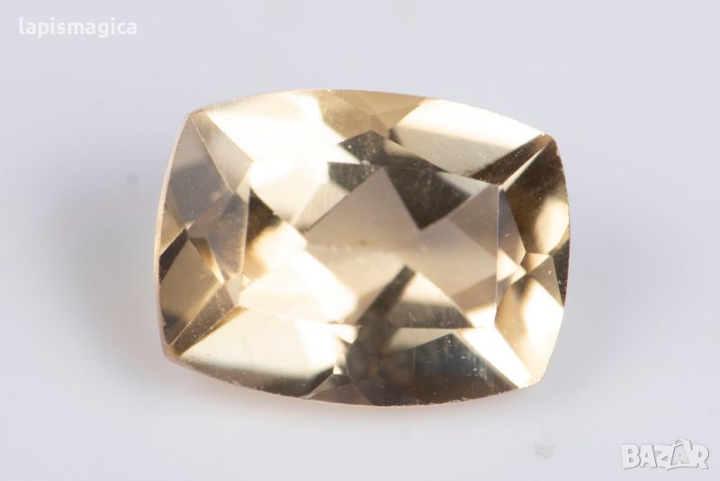 Цитрин 1.37ct 8x6mm cushion шлифовка #4, снимка 1