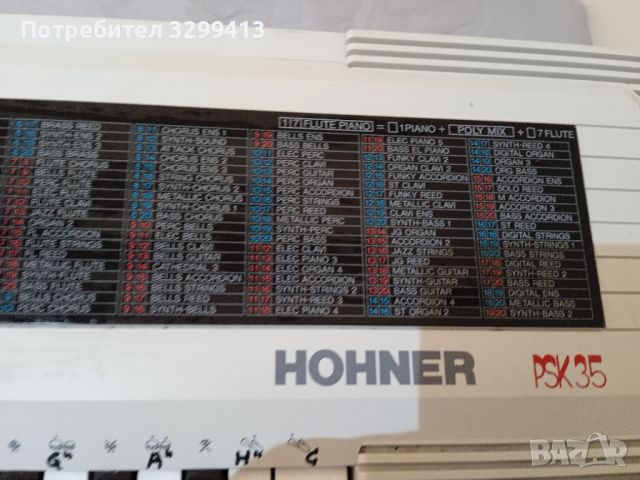 Синтезатор HOHNER PSK 35 , снимка 8 - Синтезатори - 45508279