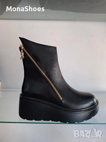 дамски кожени боти 