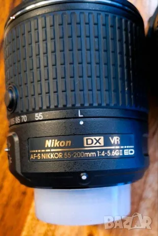 Обектив Nikon AF-S DX 55-200mm f/4-5.6G ED VR II, снимка 1 - Обективи и филтри - 49106730