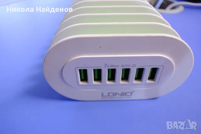 LDNIO Зарядно 220V / 6 USB 35W, снимка 8 - Оригинални зарядни - 48620542