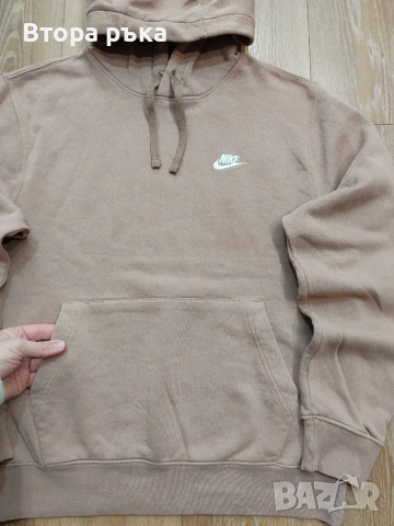 Nike fleece горнище мъжка оригинален , снимка 5 - Спортни дрехи, екипи - 52630926