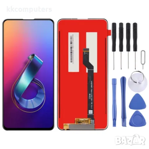 LCD Дисплей и Тъчскрийн за ASUS Zenfone 6 (2019) ZS630KL, снимка 1 - Резервни части за телефони - 47178262