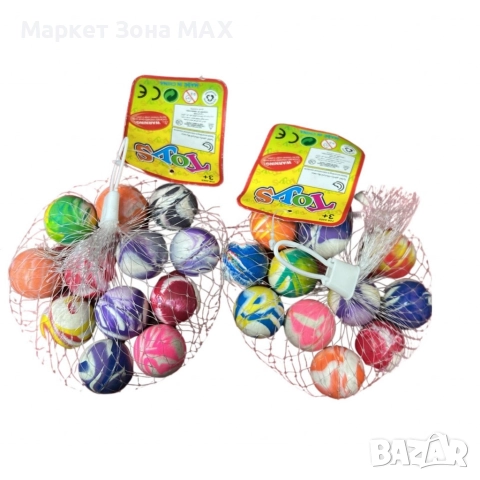 Поскачащи гумени топчета, снимка 2 - Детски топки - 52940866