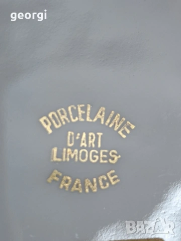 порцеланова бижутерка Limoges 32/4, снимка 5 - Антикварни и старинни предмети - 53217979